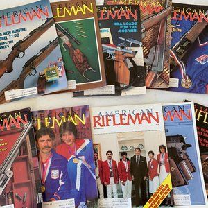 Lot of 10 American Rifleman Magazine 1984